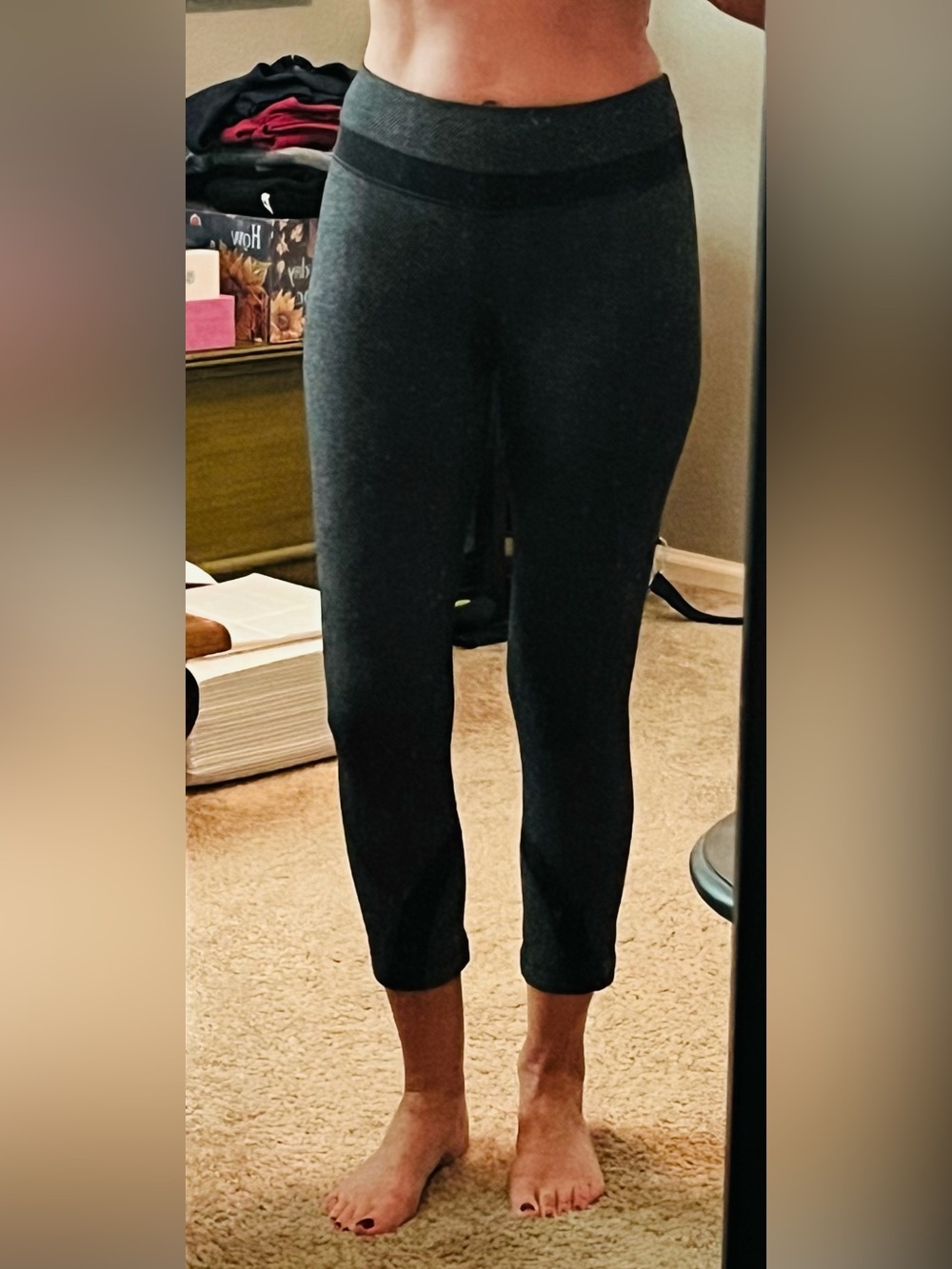 Lululemon Wunder Under High-Rise Leggings – Size 6 | Heathered Herringbone